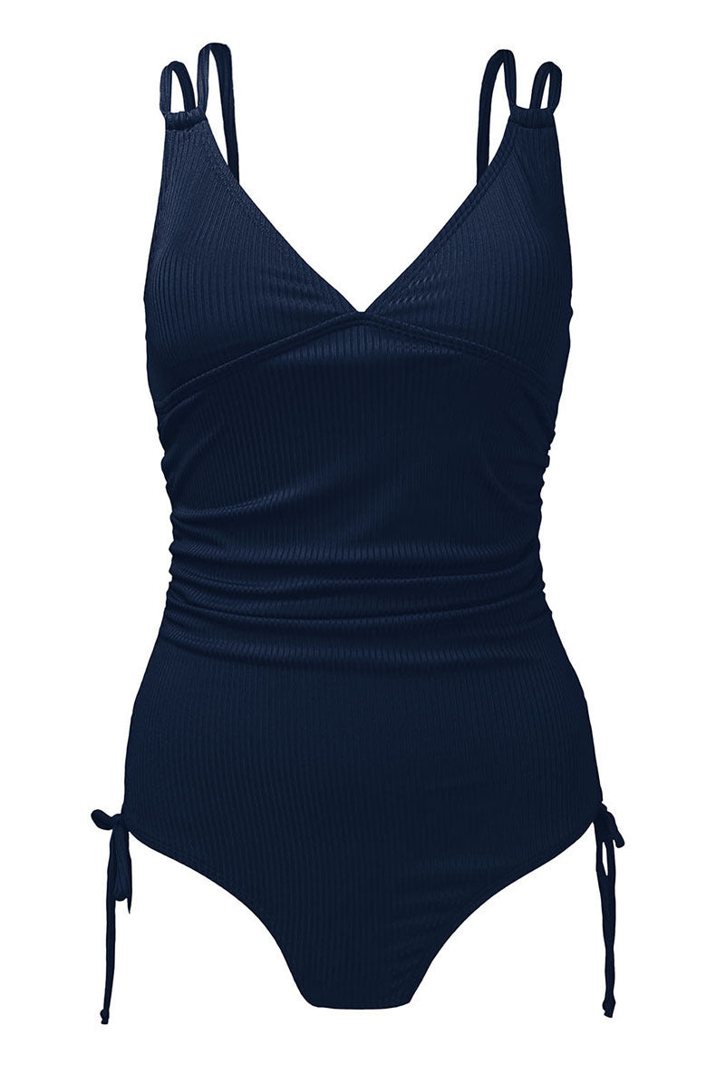 Newly Released at Buy Center: V-neck Spaghetti Straps One-piece Swimsuit