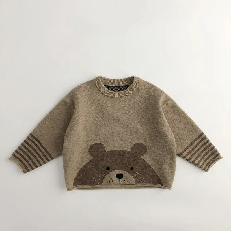 Fresh Arrivals at Buy Center: Kids' Sweater Baby Boy And Girl Pullover Base Knitwear Bear