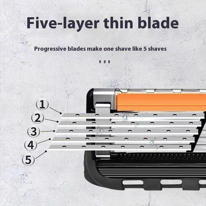 5-layer Shaver Manual Shaver Men's Shaving Razor Geely Universal Speed Cutter Head Buy Center