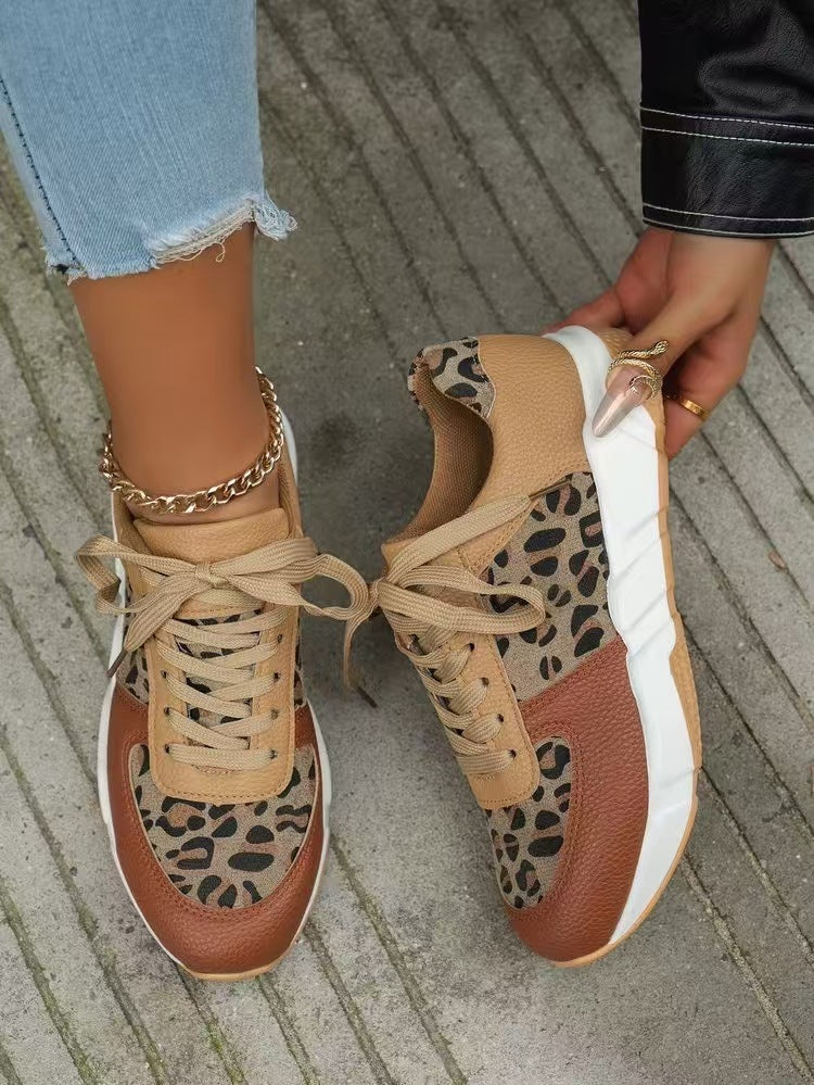 Thick Bottom Camouflage Lace Up Casual Sneaker Women Buy Center