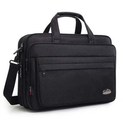 Men's Waterproof Oxford Large Capacity Briefcase