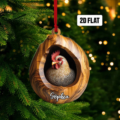 Christmas Tree Decorations Small Animal 2D Flat Print Acrylic Small Pendant Buy Center