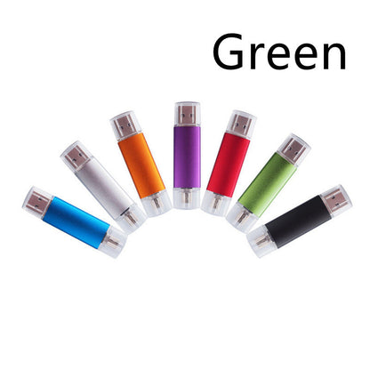 Now Available at Buy Center: Portable Caike Aluminum Alloy USB 2.0 Drive Green