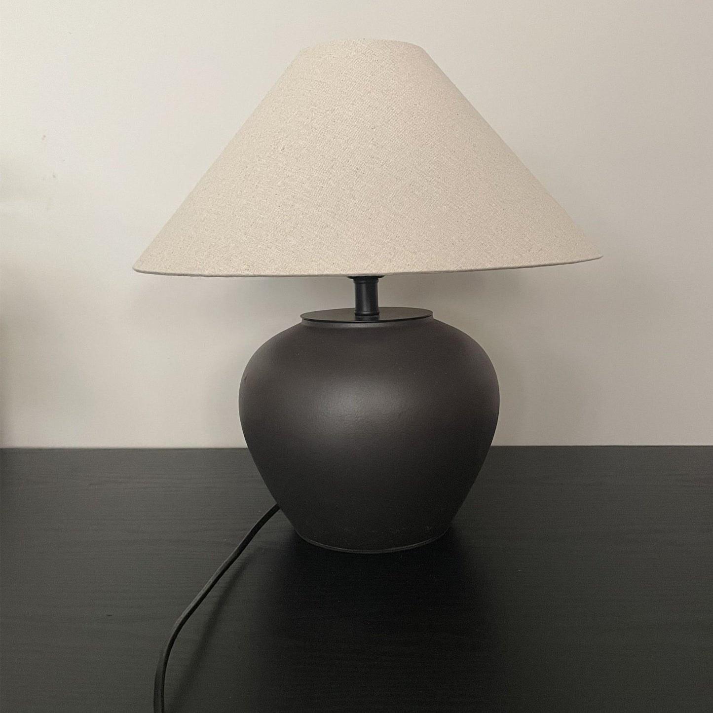 Hot New Items at Buy Center: Pottery Pot RETRO Study Room Decoration Bedroom Bedside Lamp