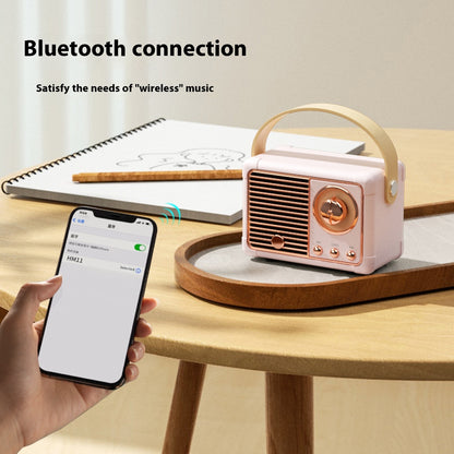 Fresh Arrivals at Buy Center: Bluetooth Audio Retro Mini Portable Wireless Card Vehicle-mounted Speakers Desktop Audio