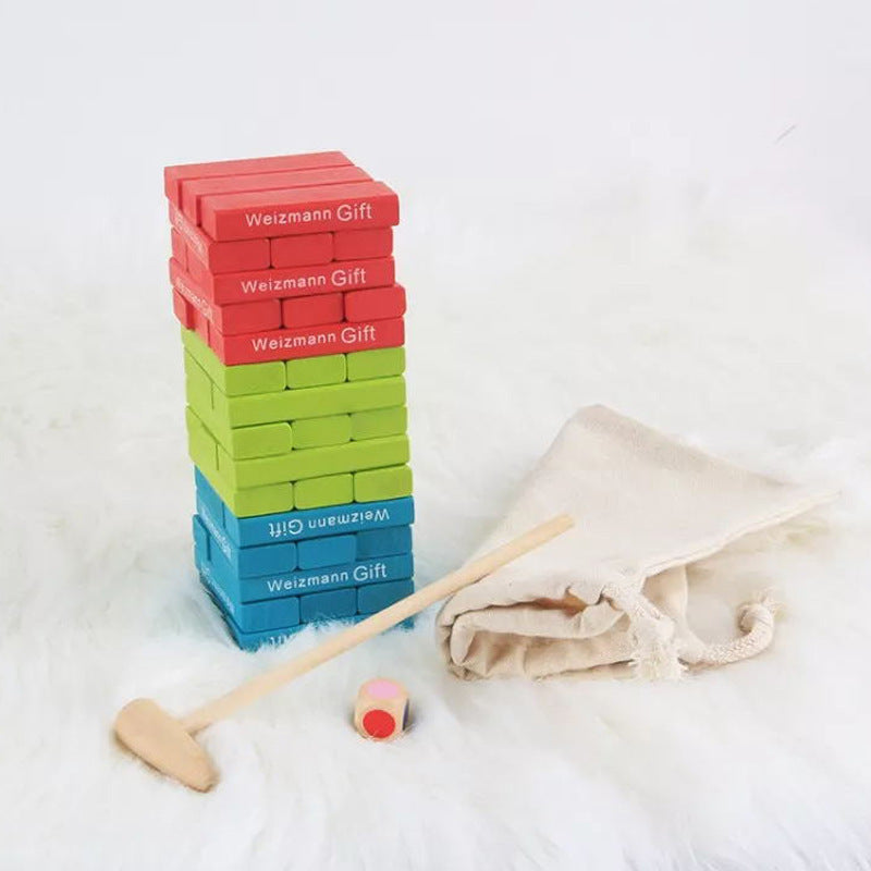 Hot New Items at Buy Center: Children's Jenga Board Game Building Blocks Parent-child Interaction Toys