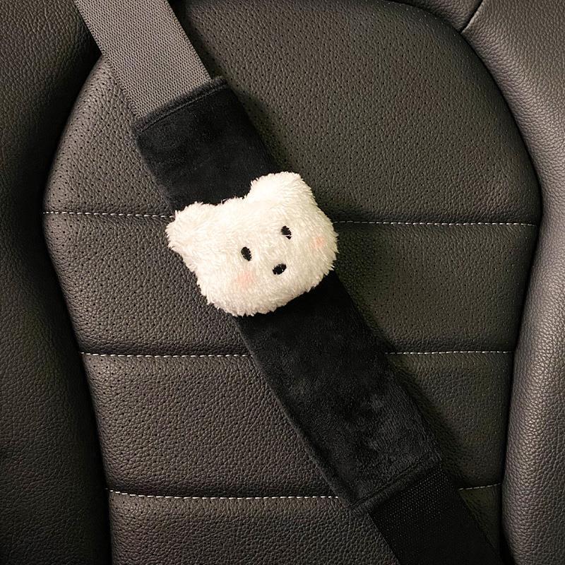 Hot New Items at Buy Center: Creative Cartoon Cloud Panda Universal Automobile Seat Belt Shoulder Protector Little Bear Standard