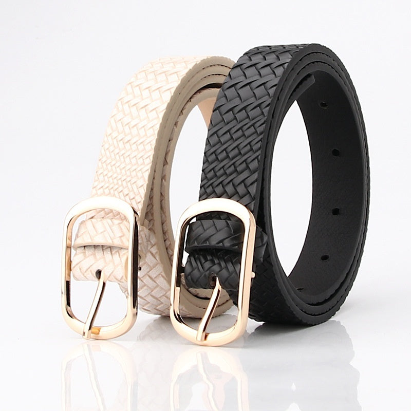 Ceinture à boucle ardillon tendance pour femme