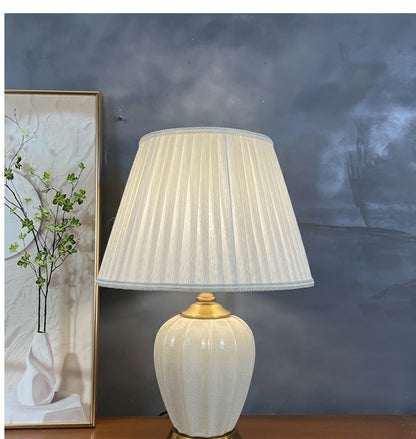 Fresh Arrivals at Buy Center: Bronze Ceramic Table Lamp Household Minimalist Decoration Bedside Lamp