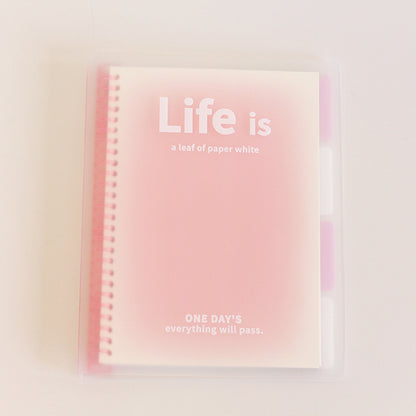 Fashion Colorful Personality Simple Notebook A5 Dream Pink