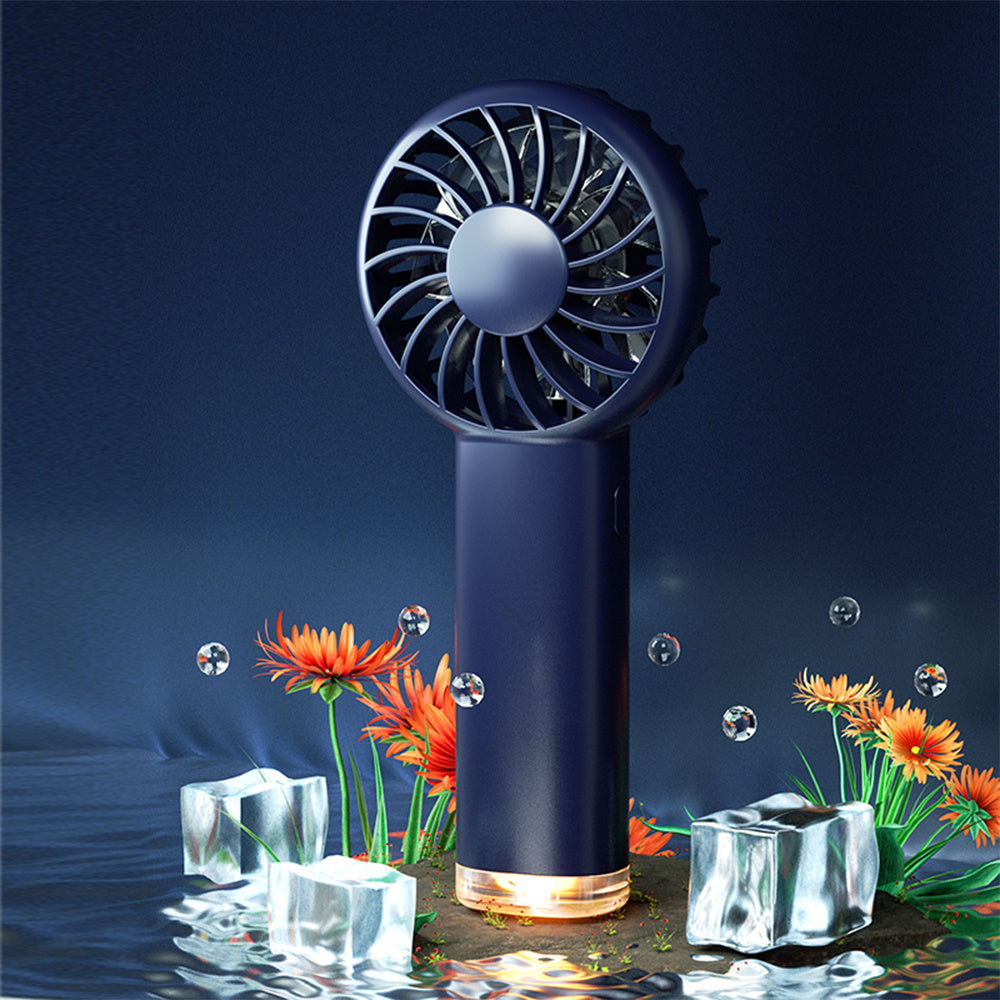 Newly Released at Buy Center: Little Hornet Handheld Mini Electric Fan Portable Charging With Small Lamp