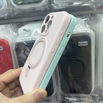 Newly Released at Buy Center: Liquid Silicone Magnetic Bracket Phone Case