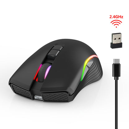 Trending Now at Buy Center: TYPE-C Interface Seven-button Gaming RGB Luminous Mouse