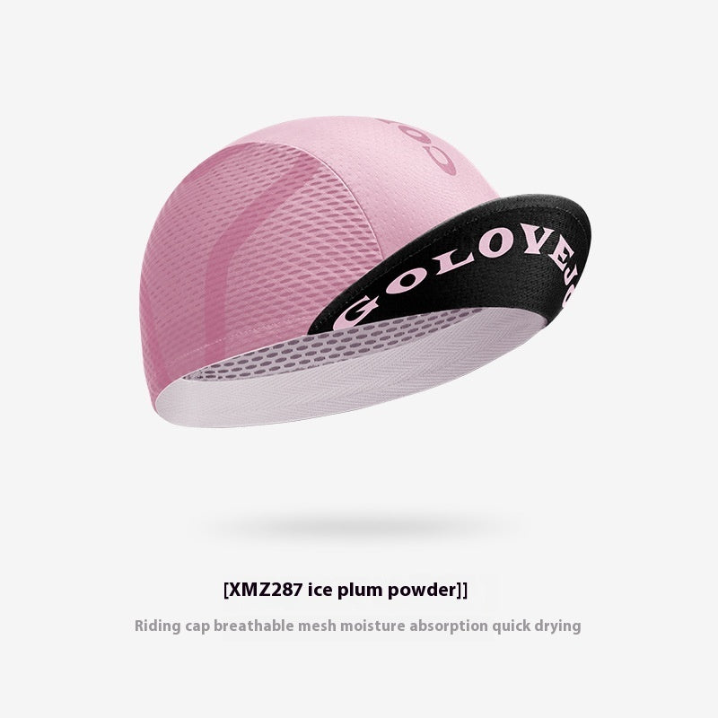 Just Arrived at Buy Center: Cycling Small Hat Summer Road Bike Sun Protection Helmet Liner Sun-proof And Breathable XMZ287 Prunus Mume Pink