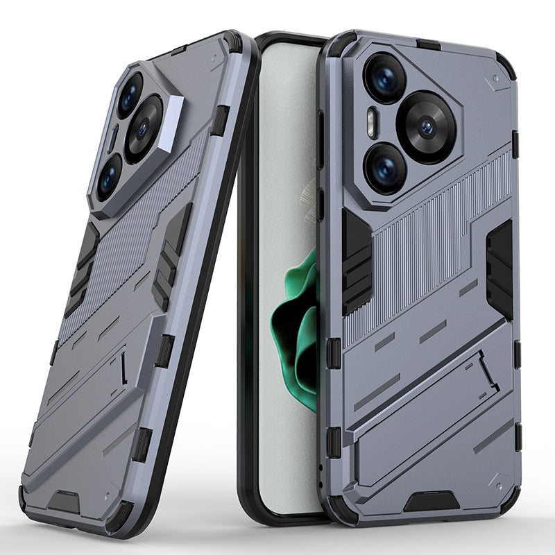 Newly Arrived at Buy Center: Punk Armor Bracket Phone Case Gray