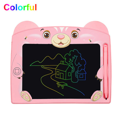 Now Available at Buy Center: Cartoon Children's Graffiti LCD Handwriting Drawing Board Pink Colorful