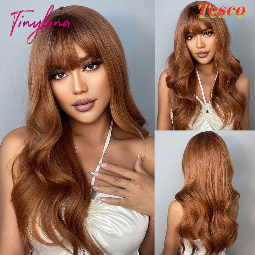 Now Available at Buy Center: Women Wear Wavy Wigs Style C