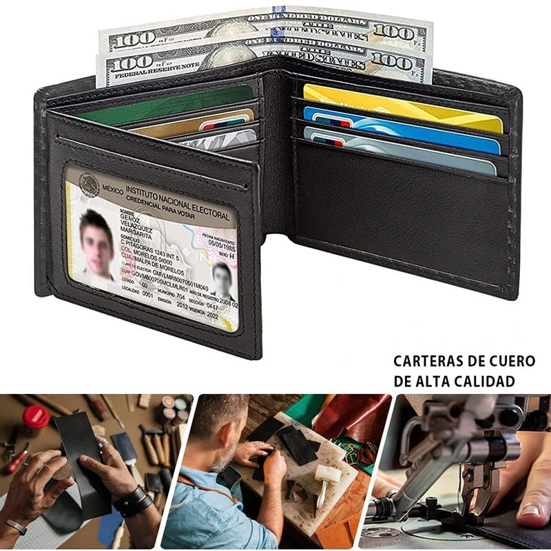 Buy Center Trend-Men's Carbon Fiber Anti-magnetic Wallet