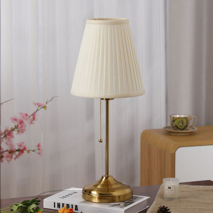 Fresh Arrivals at Buy Center: Retro Bedroom Bedside Lamp Minimalist Creative Cable Table Lamp Beige