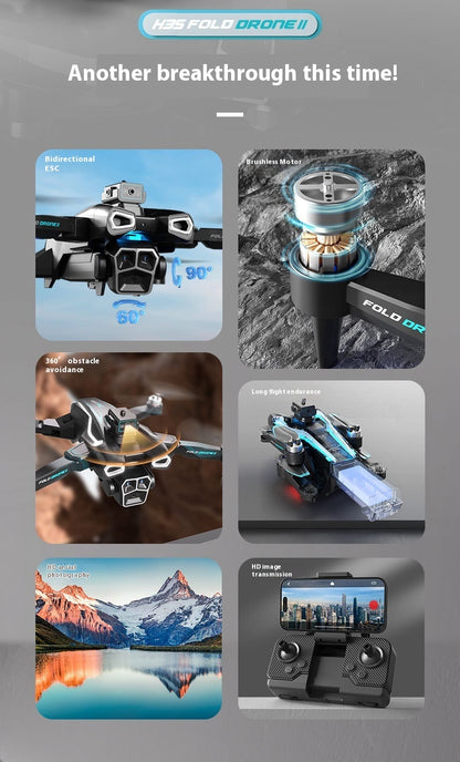 Now Available at Buy Center: H35 UAV aerial photography 8k HD obstacle avoidance