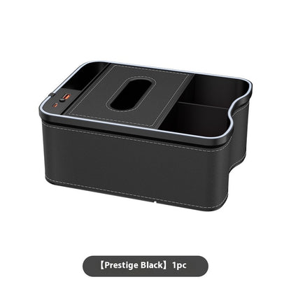 New at Buy Center: Armrest Multifunctional Storage Box Black