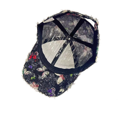 Casquette de baseball papillon pour femme, mode coréenne printemps et été