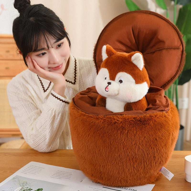 Fresh Arrivals at Buy Center: Small Acorn Surprise Squirrel Plush Toy