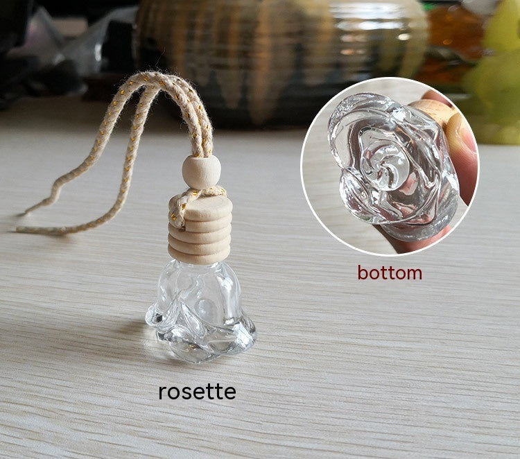 Fresh Arrivals at Buy Center: Car Empty Perfume Bottle Rearview Mirror Pendant Car Glass Bottle Empty