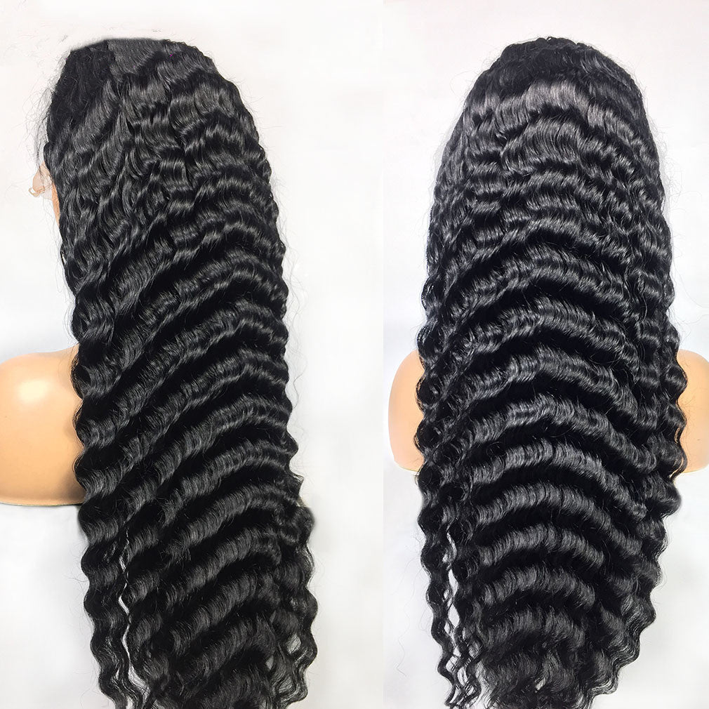 Fresh Arrivals at Buy Center: Human Hair 28 30 Deep Wave Lace Frontal Wigs 13 4 Front Wigs