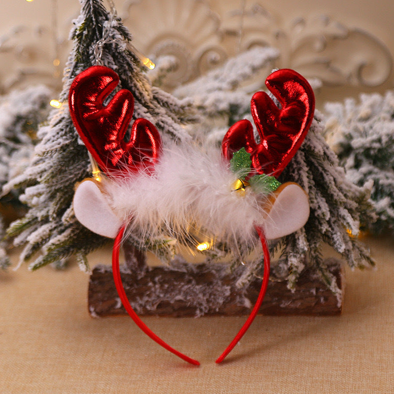 Christmas Decoration Supplies Antlers Bell Head Buckle Buy Center