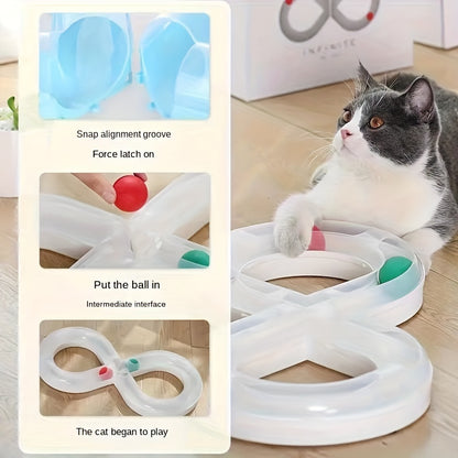 Buy Center Top Rated-Cat Toys Self Hi To Relieve Boredom Cat Turntable Track Ball Kitten Teasing Cat Stick Pet Cat Consumption