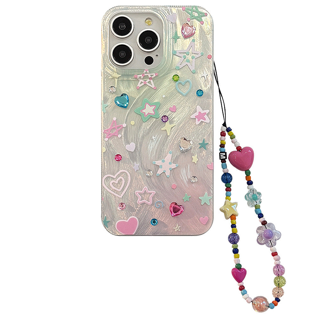 Colorful Star Dopamine Chain Phone Case Buy Center