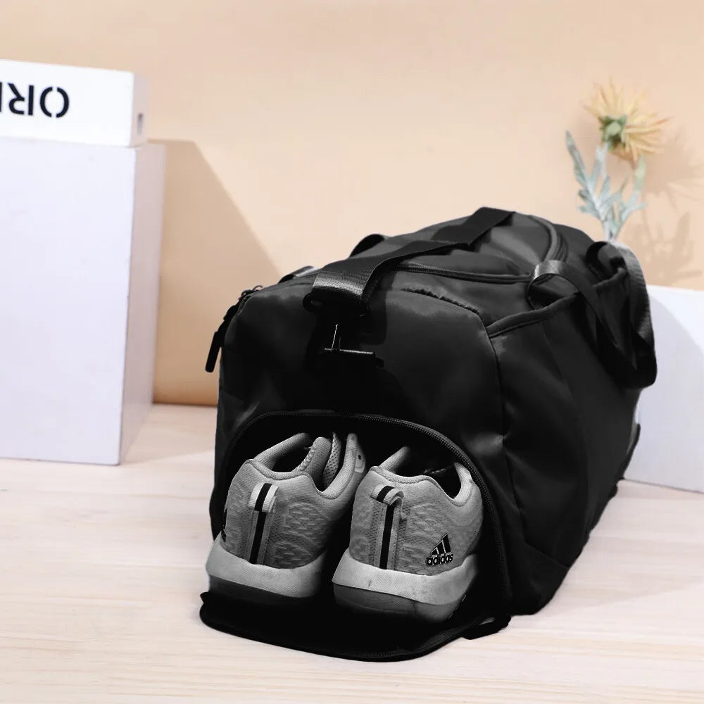 52x27x25cm Large Black Sport Gym Tote New Duffle Bag Travel Work Gear Bag Buy Center