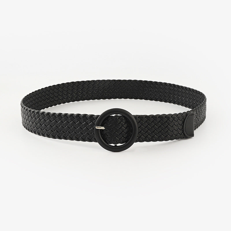 Fresh Arrivals at Buy Center: New Women's Fashion All-matching Wide Belt Black 108x3.8cm