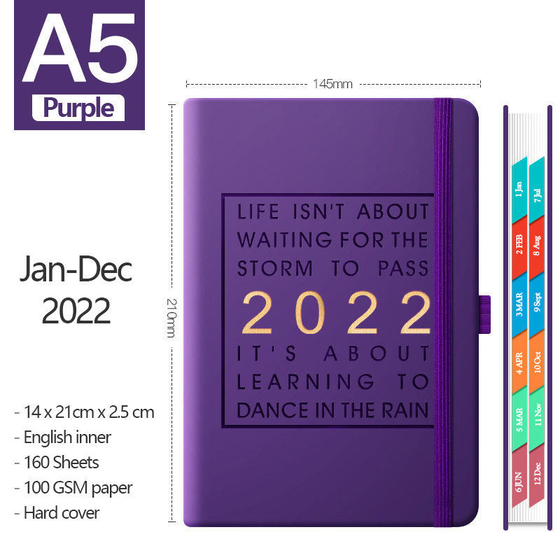 Fresh Arrivals at Buy Center: Plan English Inside Pages Purple A5