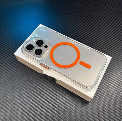 Fresh Arrivals at Buy Center: Colorful Simple Magnetic Phone Case Orange