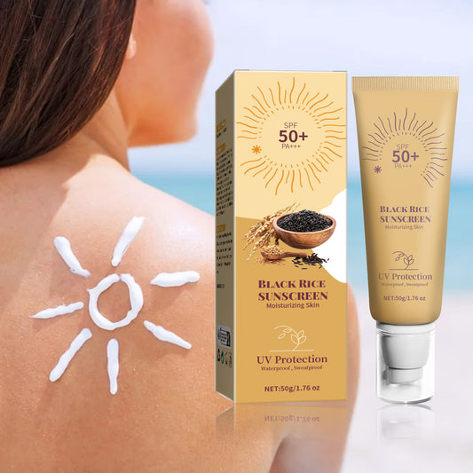 Buy Center Exclusive Offer-Black Rice Moisturizing Cream UV Isolation Sunscreen Cream