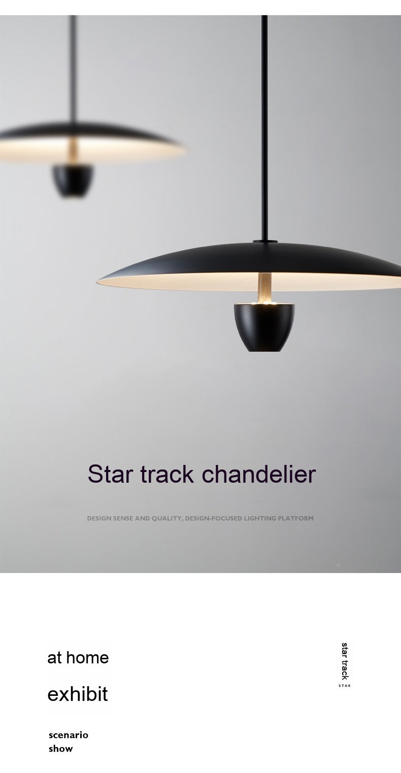 Newly Released at Buy Center: Modern Minimalist Dining Room Chandelier Nordic Minimalist Bedroom Bedside Chandelier Black