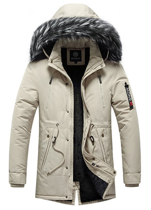 Casual Korean-style Cotton-padded Coat For Men