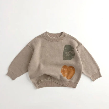 Hot New Items at Buy Center: Kids' Sweater Baby Boy And Baby Girl All-matching Sweater Rice Apricot