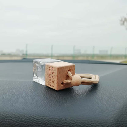 Hot New Arrivals at Buy Center: Car Fragrance Pendant Square Glass Bottle Auto Perfume Hanging Fire Extinguisher Bottles