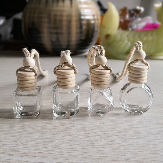 Fresh Arrivals at Buy Center: Car Empty Perfume Bottle Rearview Mirror Pendant Car Glass Bottle Empty