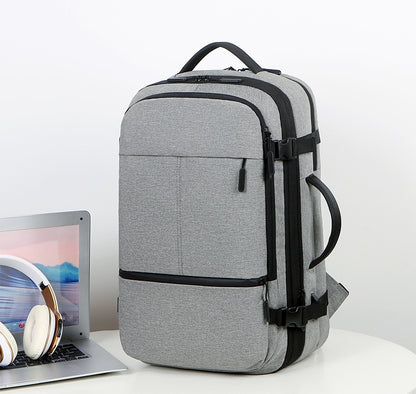 Just Arrived at Buy Center: Waterproof Derm Capacity Scalable Travel Bag Multi-functional Computer Backpack