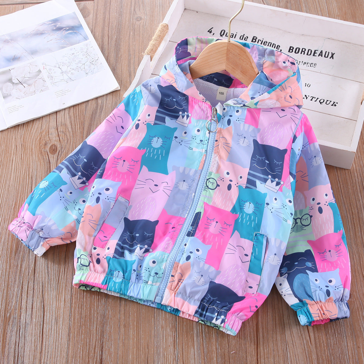 Fresh Arrivals at Buy Center: Girls' Printed Cartoon Jacket 80606038