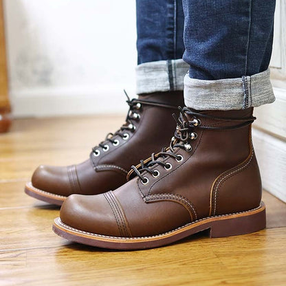 Newly Released at Buy Center: Vintage Work Boots High-top Casual Locomotive