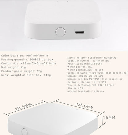 Hot New Items at Buy Center: Tuya Smart Home Gateway Wireless Multi-function Device Central Control Host