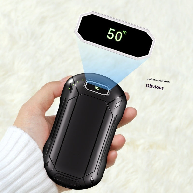 Just Arrived at Buy Center: Split USB Charging Mini Magnetic Hand Warmer Black