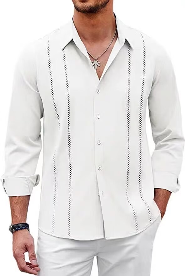 Just Arrived at Buy Center: Men's High-end Non Ironing Slim Fit Shirt White