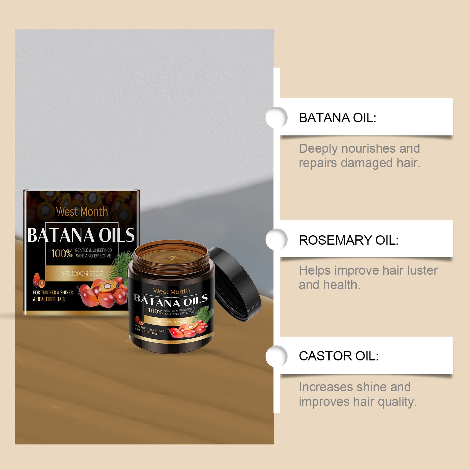 Batana Hair Care Mask Gentle Nourishing