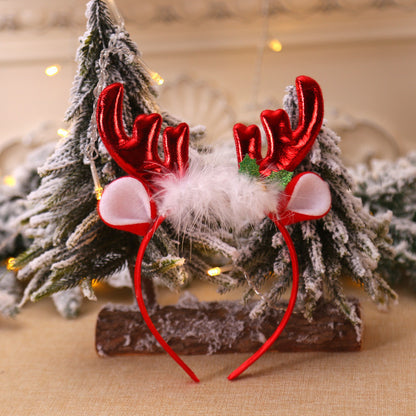 Christmas Decoration Supplies Antlers Bell Head Buckle Buy Center